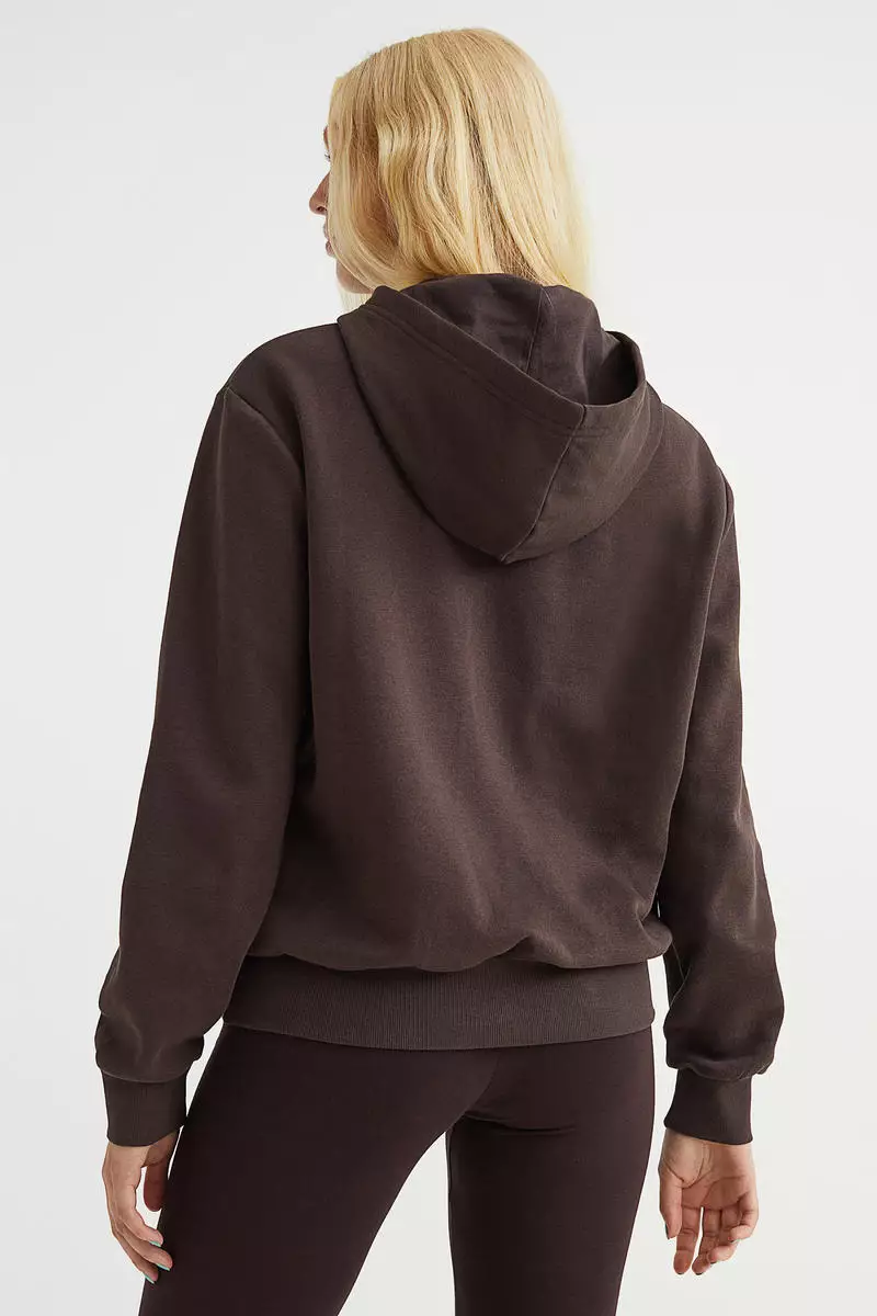 DryMove™ Teddy Fleece Hoodie - Brown - Ladies