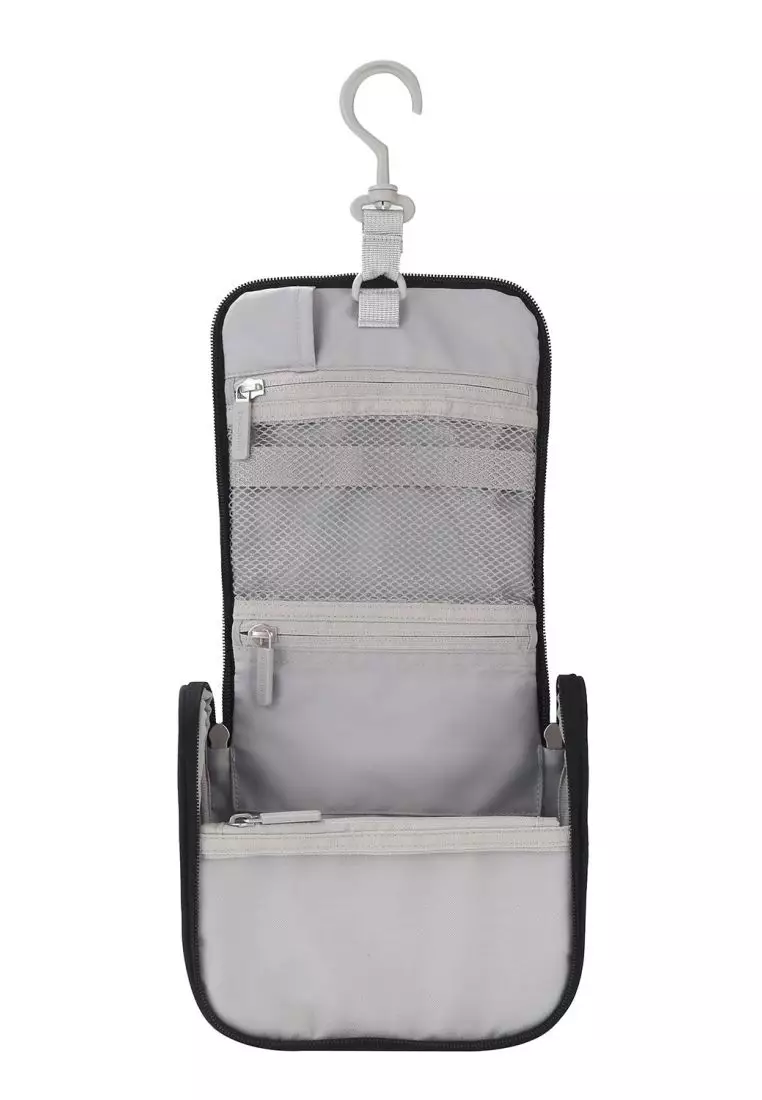 Crossing Waterproof Ripstop Nylon Hanging Toiletry Kit - Black