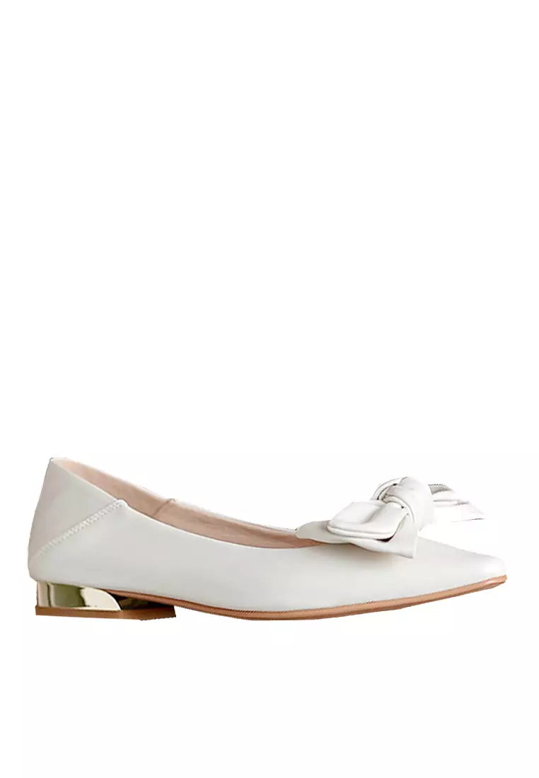 Discount on Twenty Eight Shoes  shoes - SKU: VANSA Fashion Bow Flat Shoes VSW-F022881007
