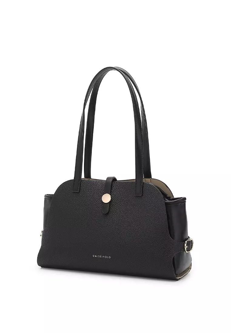 Women's Shoulder Bag / Top Handle Bag - Black