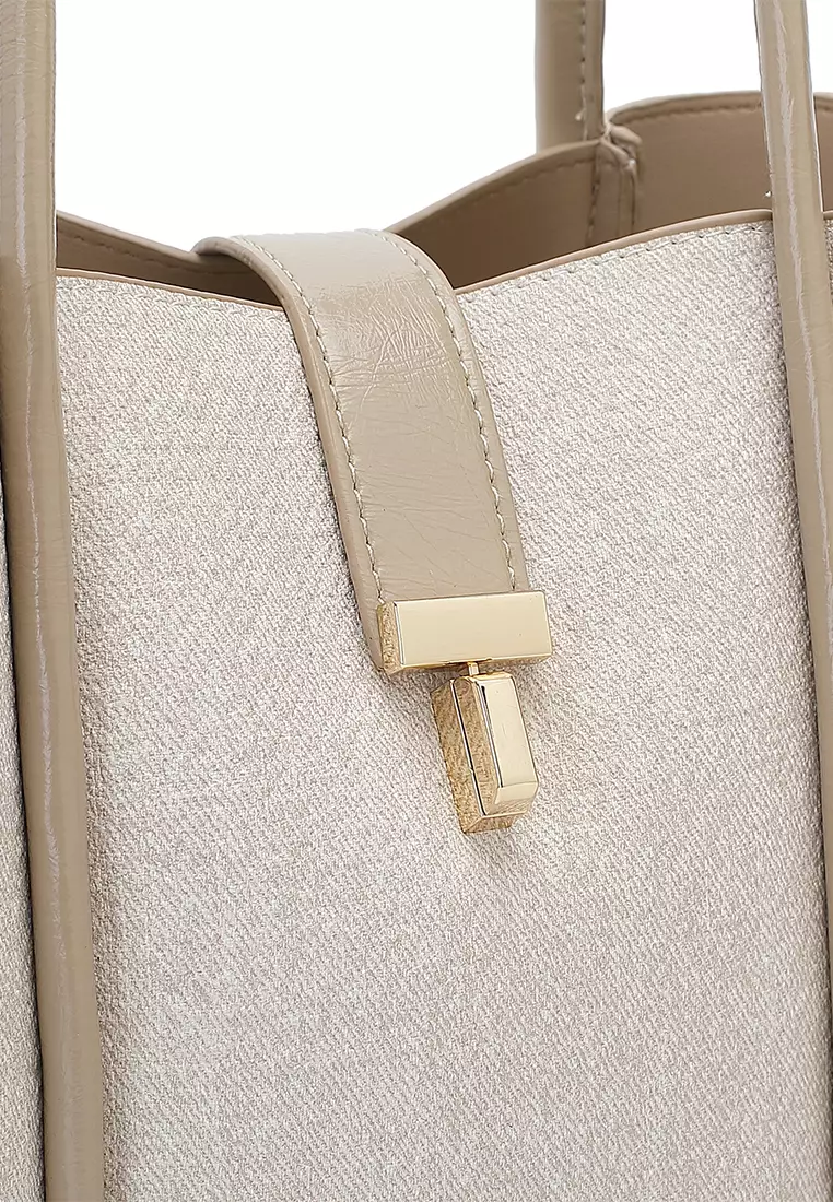 Women's Top Handle Bag / Sling Bag / Crossbody Bag / Shoulder Bag - White