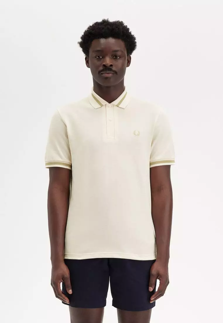 ◇FRED PERRY◇ M2 Single Tip Fred Perry Shirt Light Ecru Cha Buy Fred Perry Fred Perry M2 Single Tipped Fred Perry Shirt
