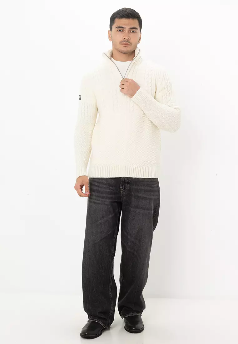 Vintage Jacob Half Zip Sweater