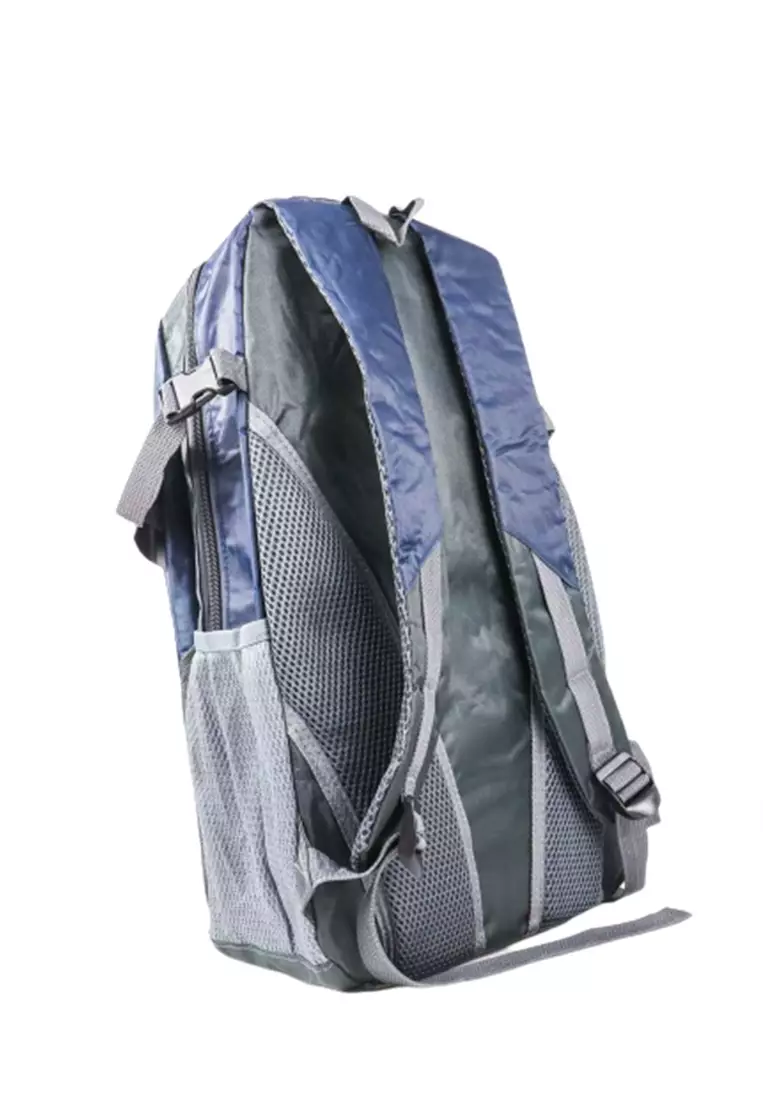 Jenica Tas Ransel Multifungsi Unisex Simple Daily Backpack Large Storage Material Polyester ORIGINAL - Dark Blue