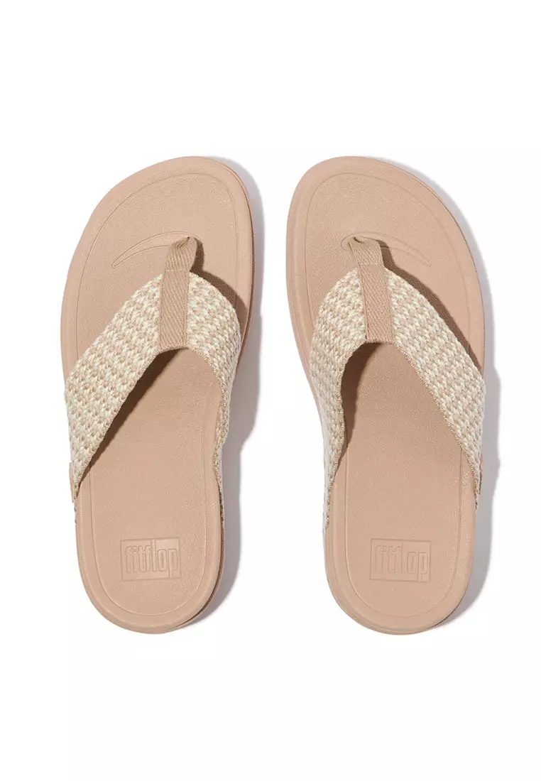 Surfa Multi-tone Webbing Toe-post Sandals