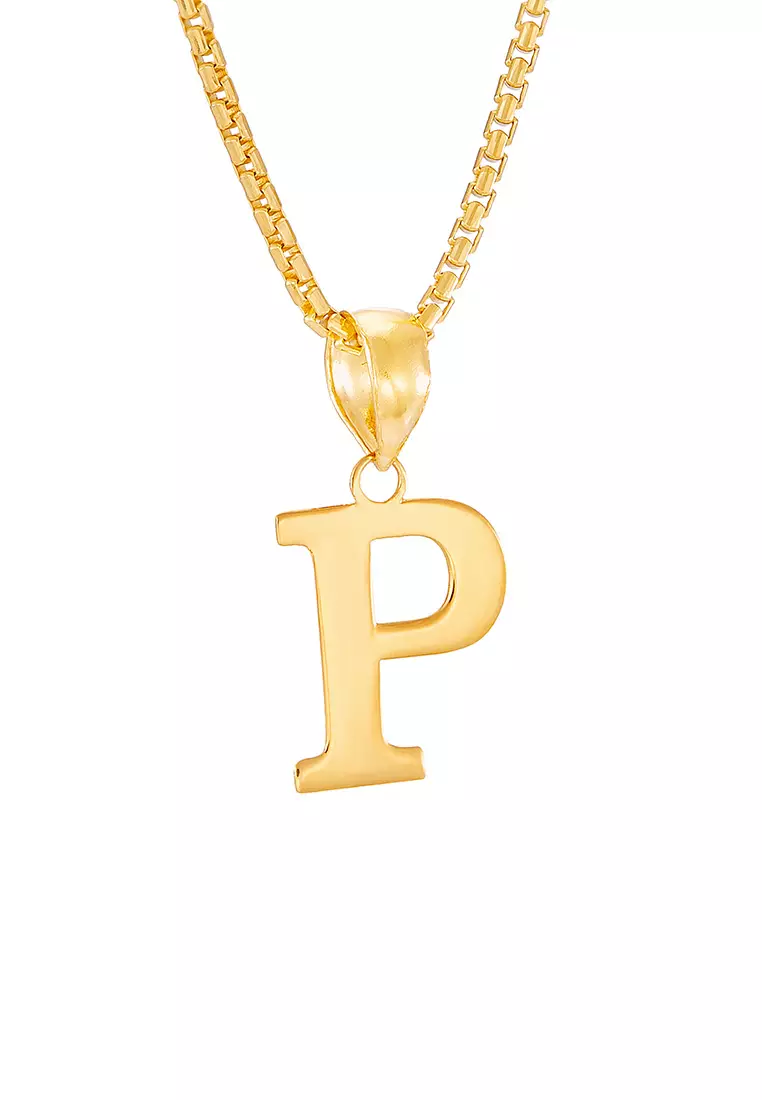 HABIB 916/22K Yellow Gold Alphabet Pendant STP060723(P)
