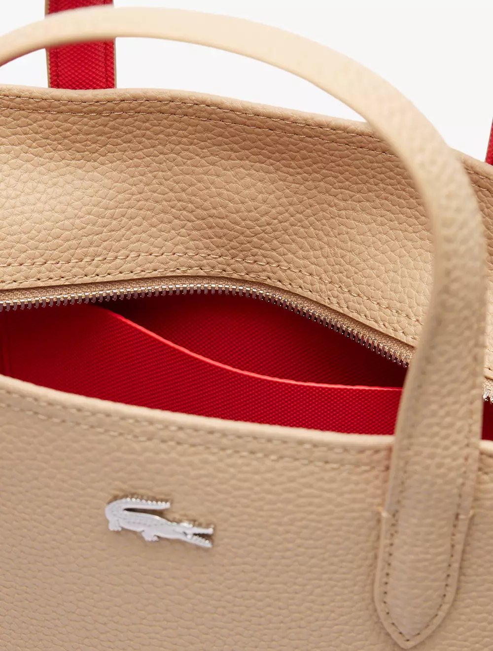 Anna Vertical Reversible Tote - Beige