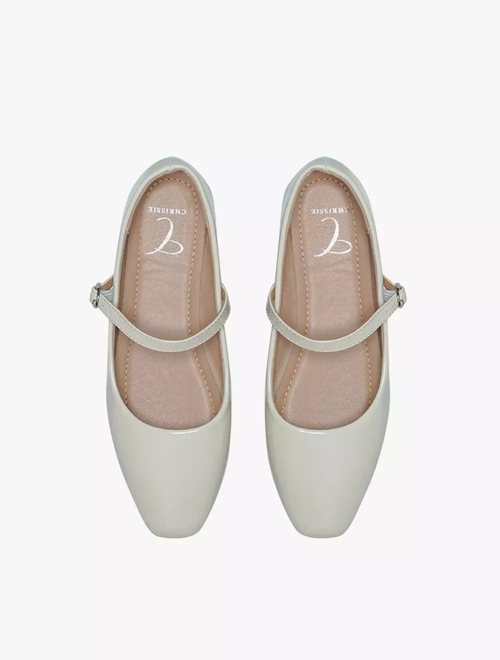 Payless Chrissie Womens Galia MJ Flats - Cream_15