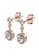 Her Jewellery gold Dangling Kreis Earrings (Rose Gold) - Made with premium grade crystals from Austria 64544AC93106B7GS_3