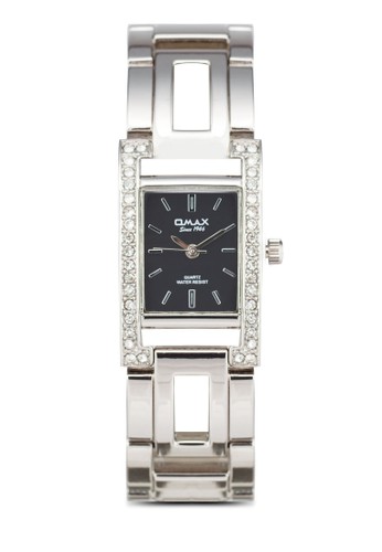 Omax JEesprit分店地址S676S 晶鑽方框鍊錶, 錶類, 淑女錶