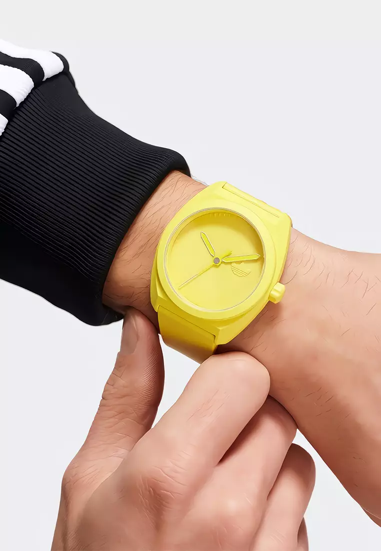 Adidas Gents Project Three Women's Watch - Yellow Bio-Resin Case and Band - AOST24054