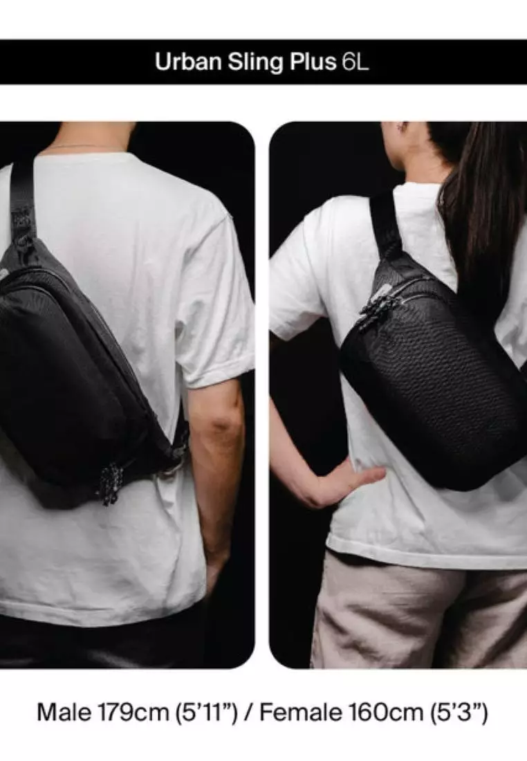 Orbitkey Urban Sling Bag Plus 6L (Black)