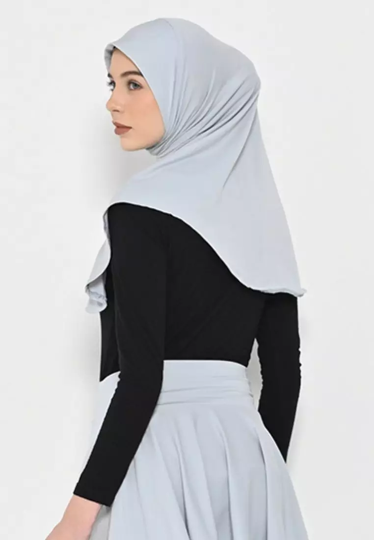 Maisa Hijab Sporty Silver