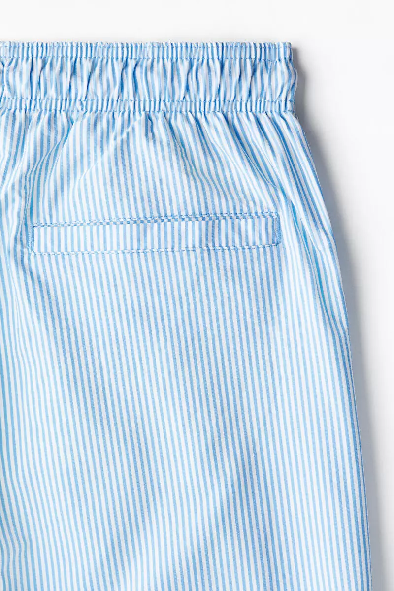Seersucker swim shorts