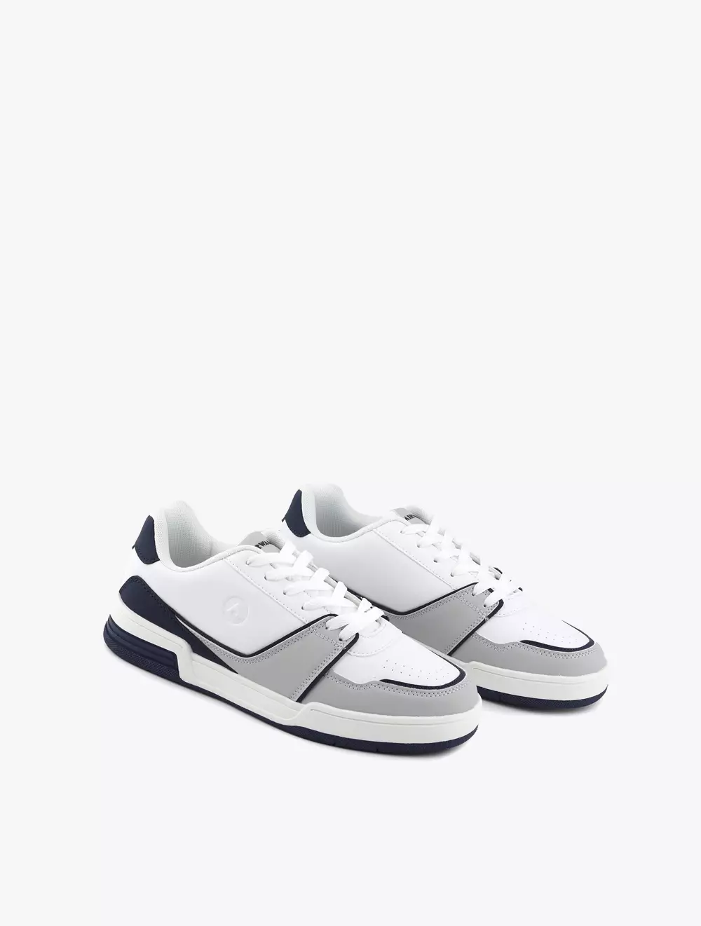 Payless Airwalk Mens Martin Sneakers - White/Blue_09