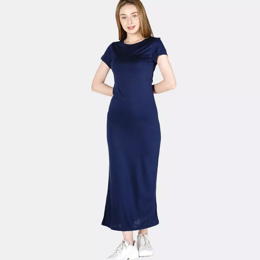 Dress Lengan Pendek Chicory Navy