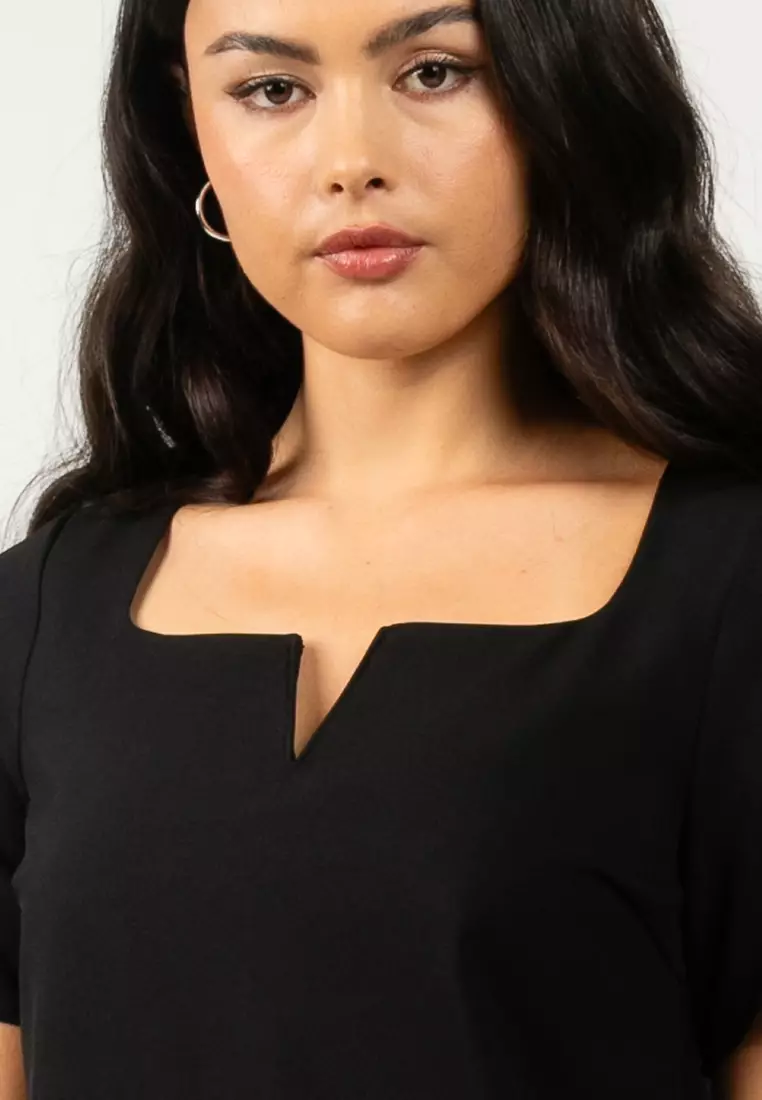 Short Sleeves Woven Dress