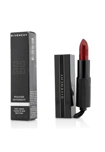 Givenchy GIVENCHY - Rouge Interdit Satin Lipstick - # 12 Rouge Insomnie 3.4g/0.12oz FF290BEDC5E2CEGS_1