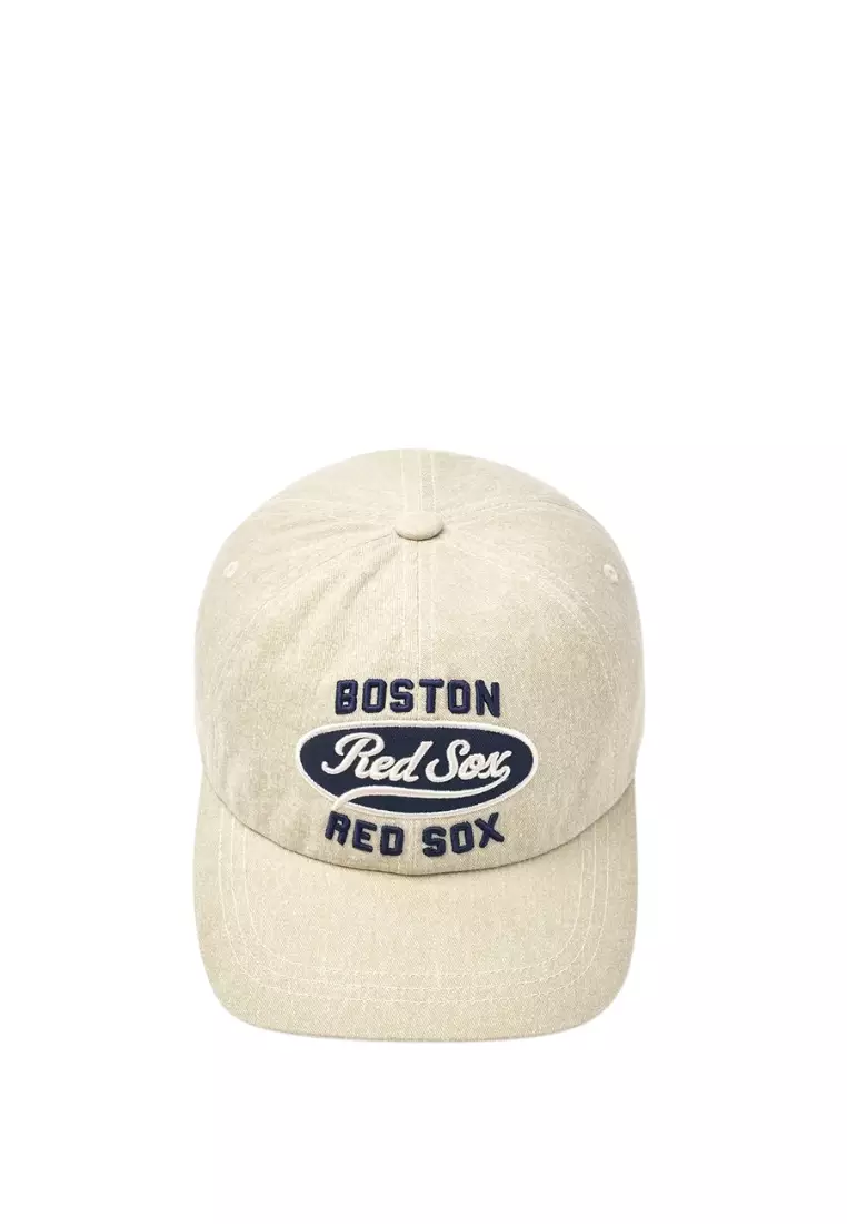 ★MLB Korea★ Varsity Vintage Oval Stitch Unstructured Ball Jual MLB Korea Varsity Vintage Oval Stitch Cursive