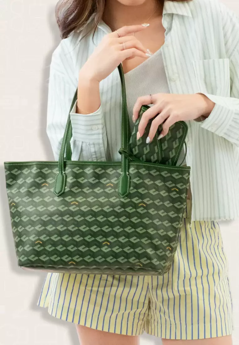 Christy Ng Russo Medium Tote Bag Green