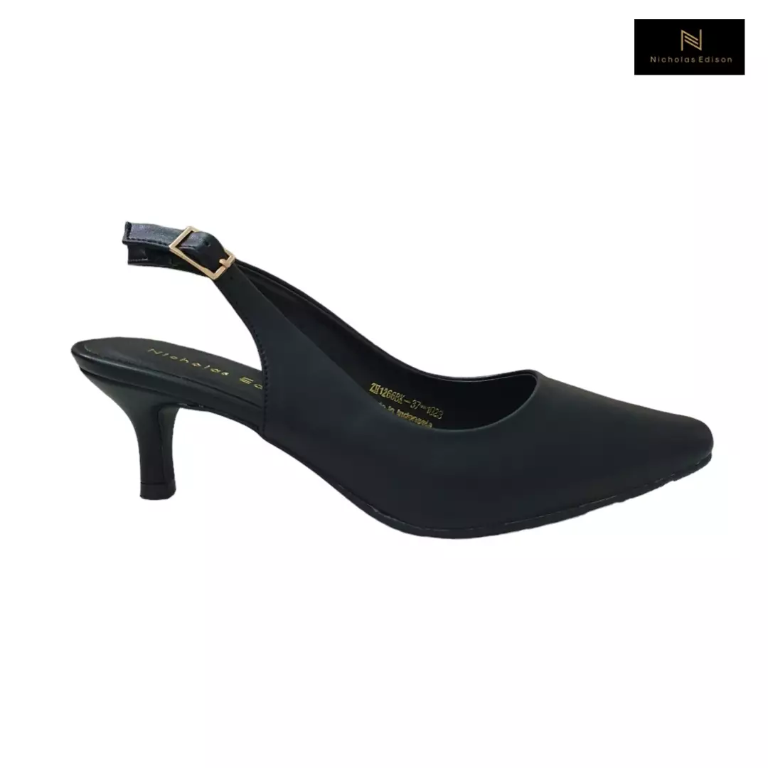 Nicholas Edison Heel Luxo Black
