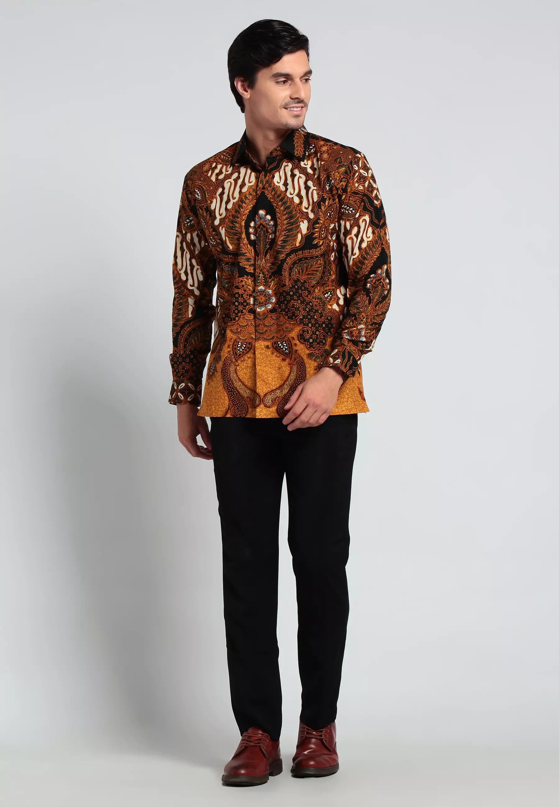 Kemeja pegasus seiya lengan panjang slimfit