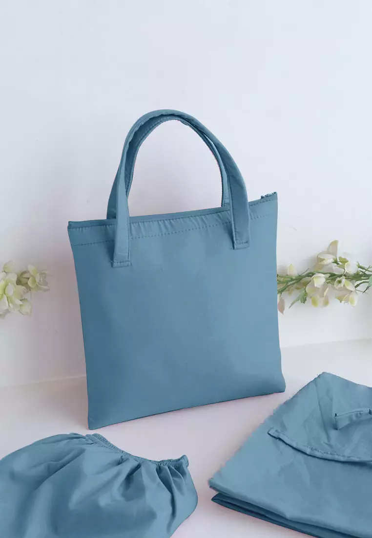 Zelena - Mukena Basic Sabira Lasercut 2in1 Prayer Set - Anak