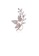 Glamorousky white Fashion Bright Plated Gold Floral Brooch with Cubic Zirconia FA886ACF83895AGS_1