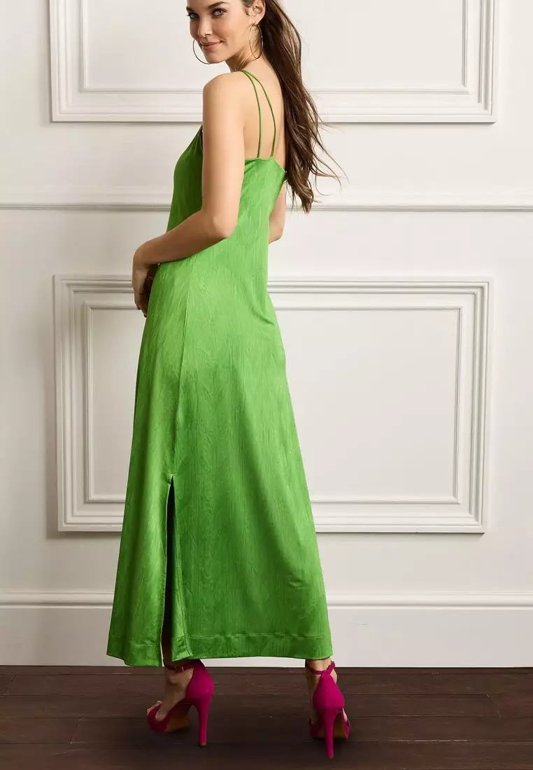 Slip dress midi length best sale