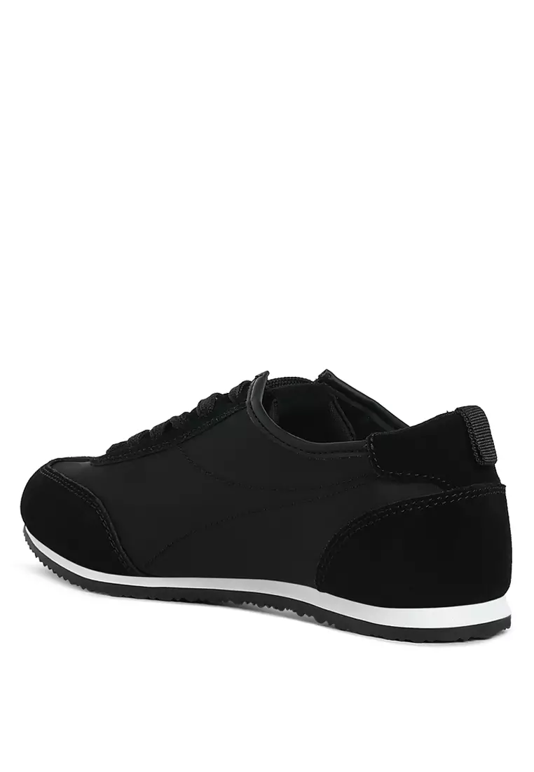 Suede Sneakers in Black