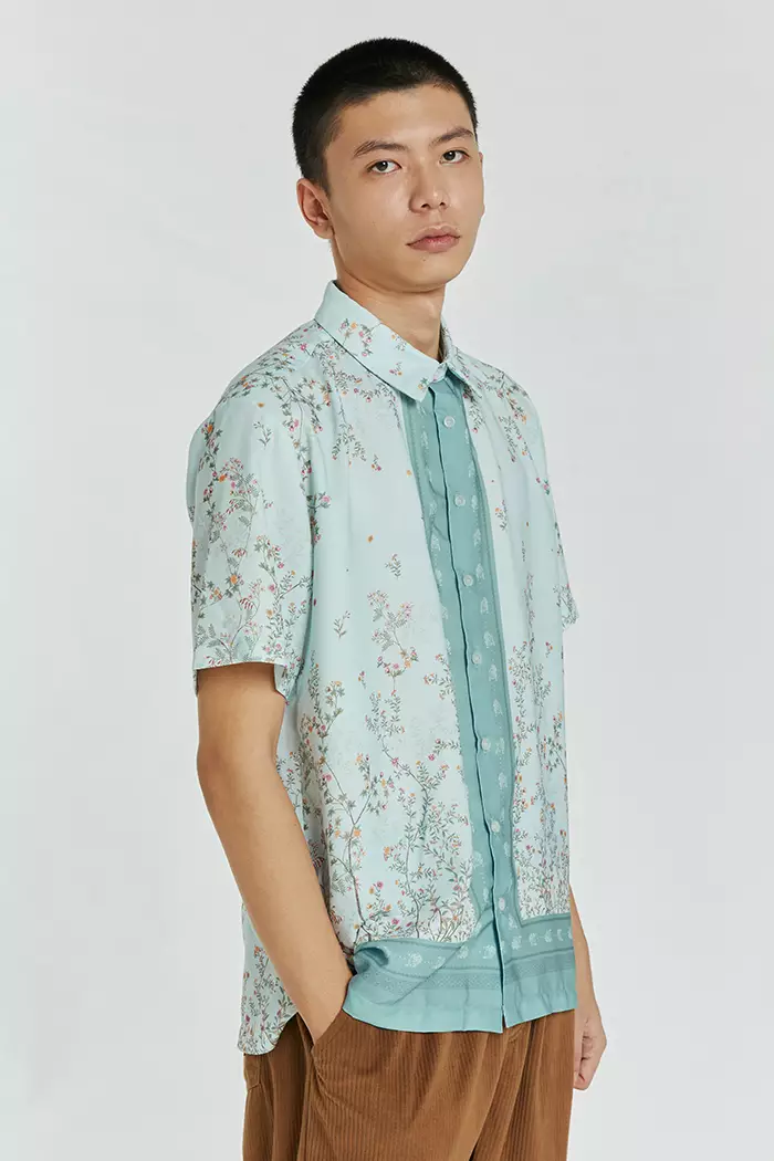 COTTONINK - Atasan Kemeja Pria Botanical Dahna #RayaCollection2025