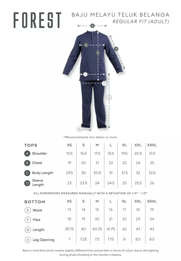 Forest x Hatta Dolmat Regular Fit Teluk Belanga Baju Melayu Set Ayah Anak Sedondon Baju Raya 2025  - BM23898-56Maroon