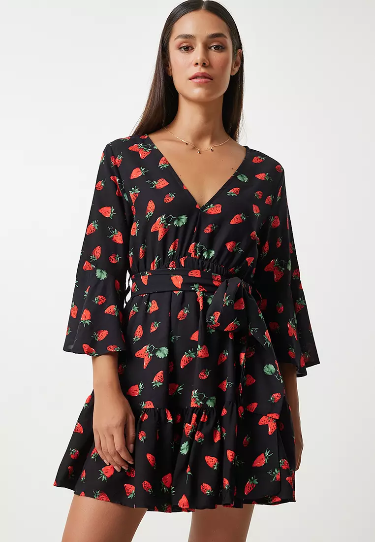 Strawberries Printed Dress