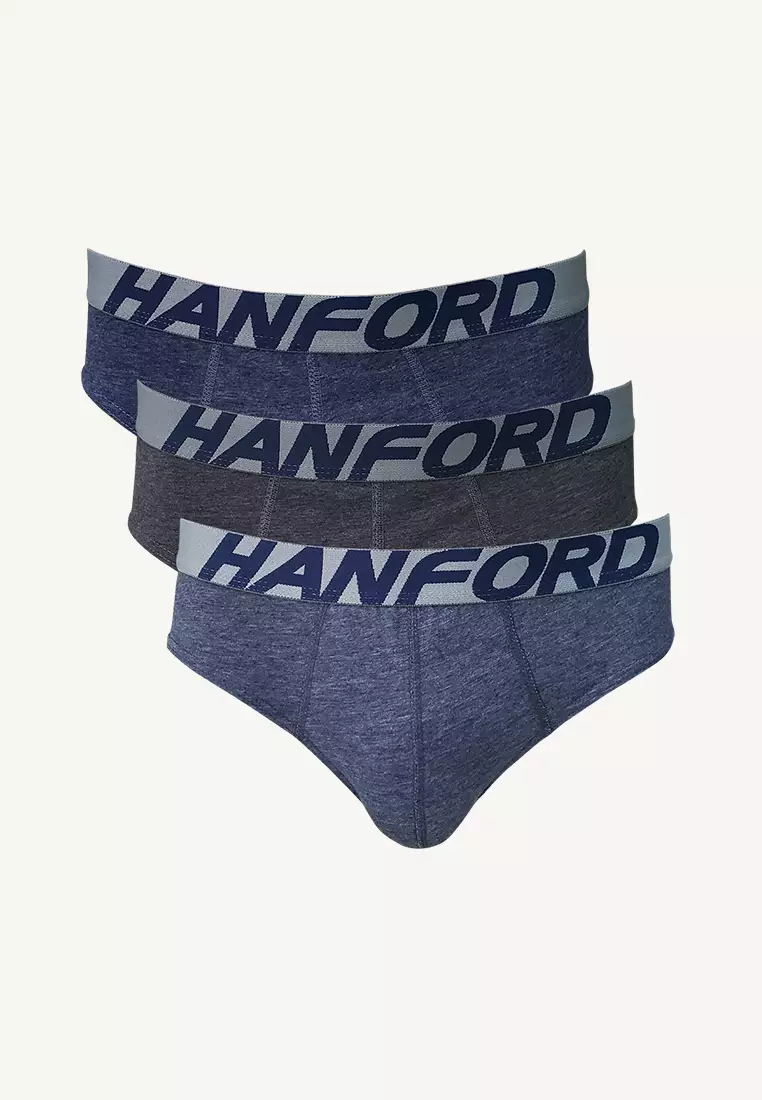 Regular Cotton Men's Briefs Agean - Assorted Colors (3in1 Pack)