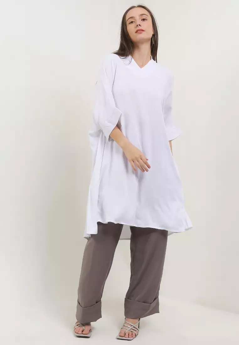 Cotton Rayon Twill Tunic KCD806