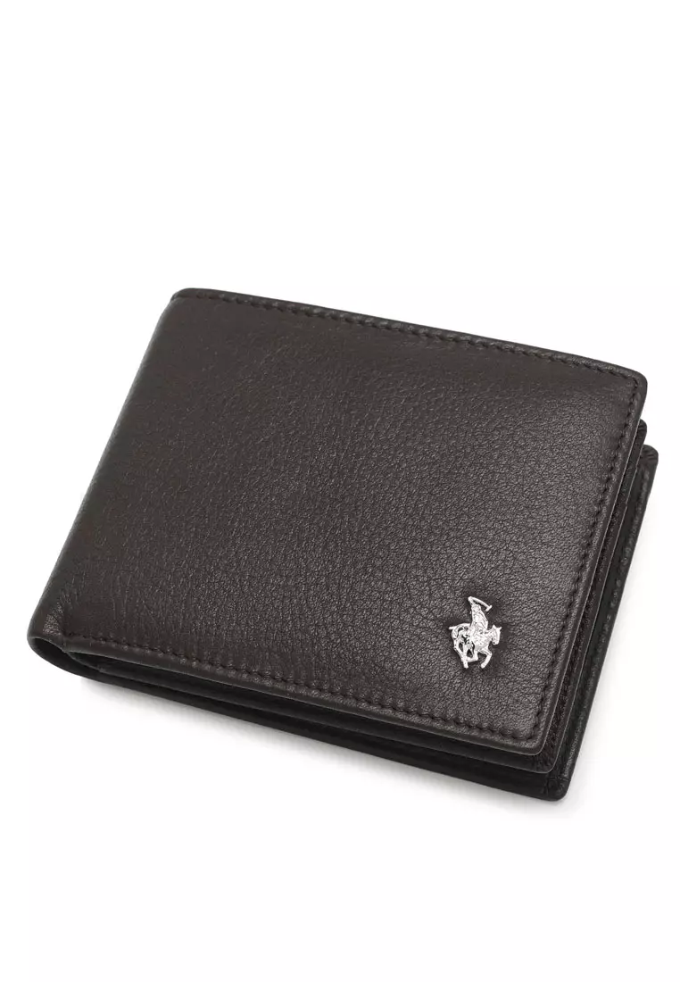 Men's Genuine Leather RFID Short Wallet (Dompet Pendek Pria Kulit Asli RFID Blocking) - Cokelat