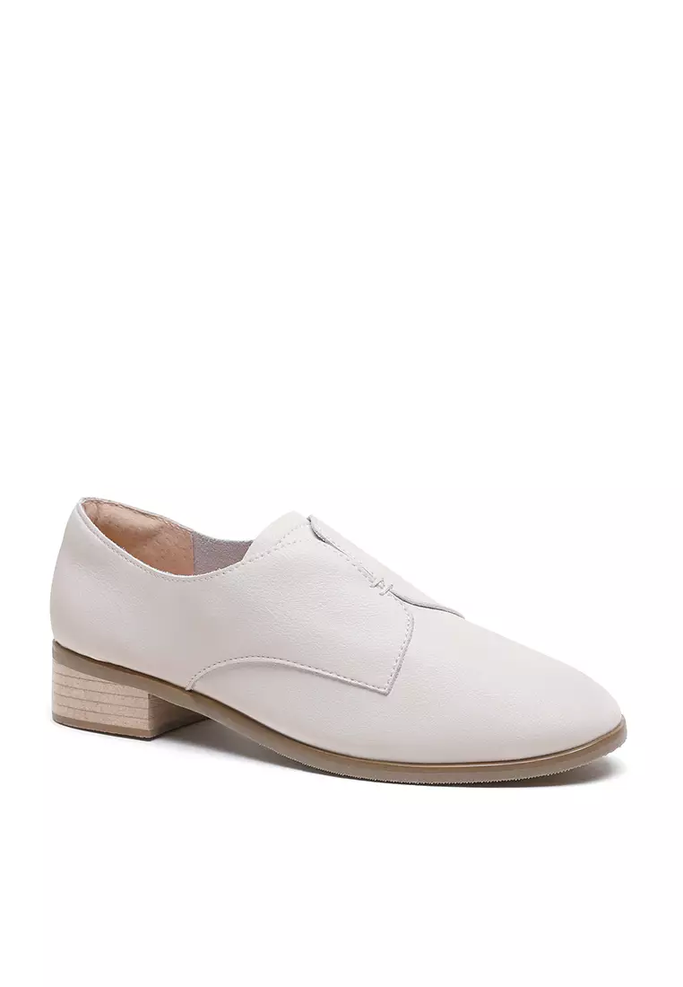 Round Toe Leather Boat Shoes TH118-26