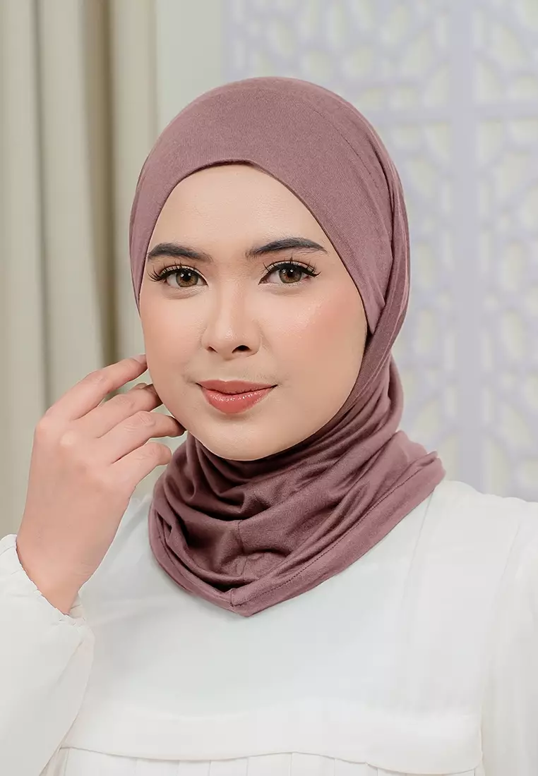 HIJAB INSTAN LUMA - DUSTY PINK