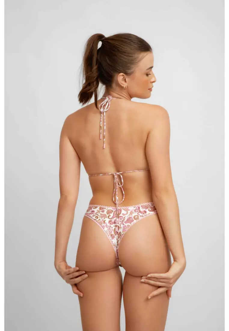 Martini Triangle Bikini Top / Desert Rose