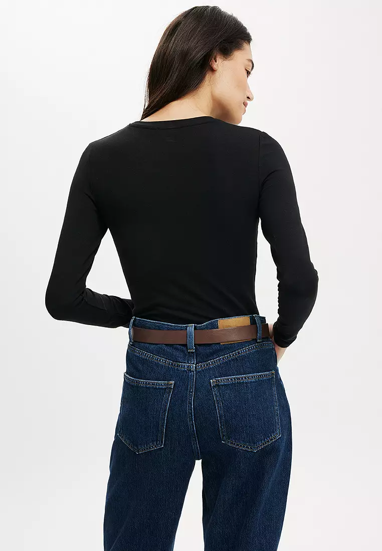 All Day Crew Long Sleeves Top