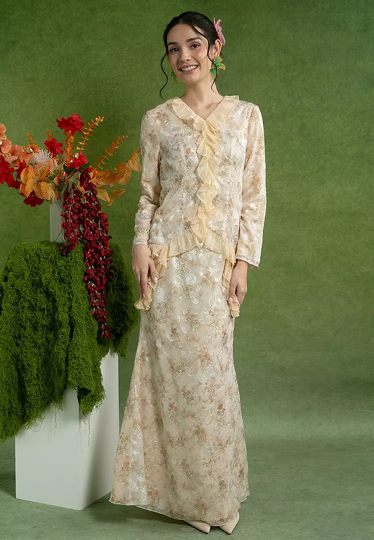 Katrina Ruffle Kebaya Set