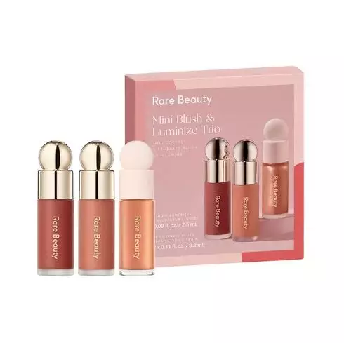 Rare Beauty Mini Blush & Luminize Trio 