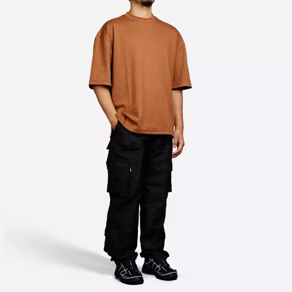 Gloaming Kaos Oversized Cotton Danball 290 Gsm Brown