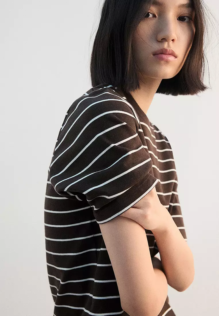 Striped Cotton T-Shirt