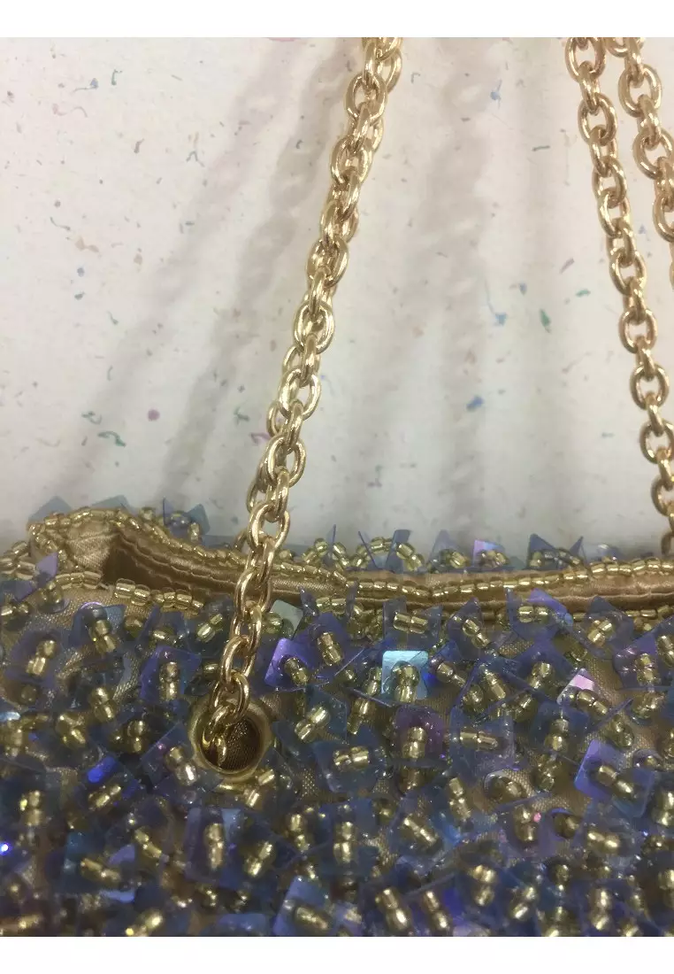  華麗閃亮釘珠手袋