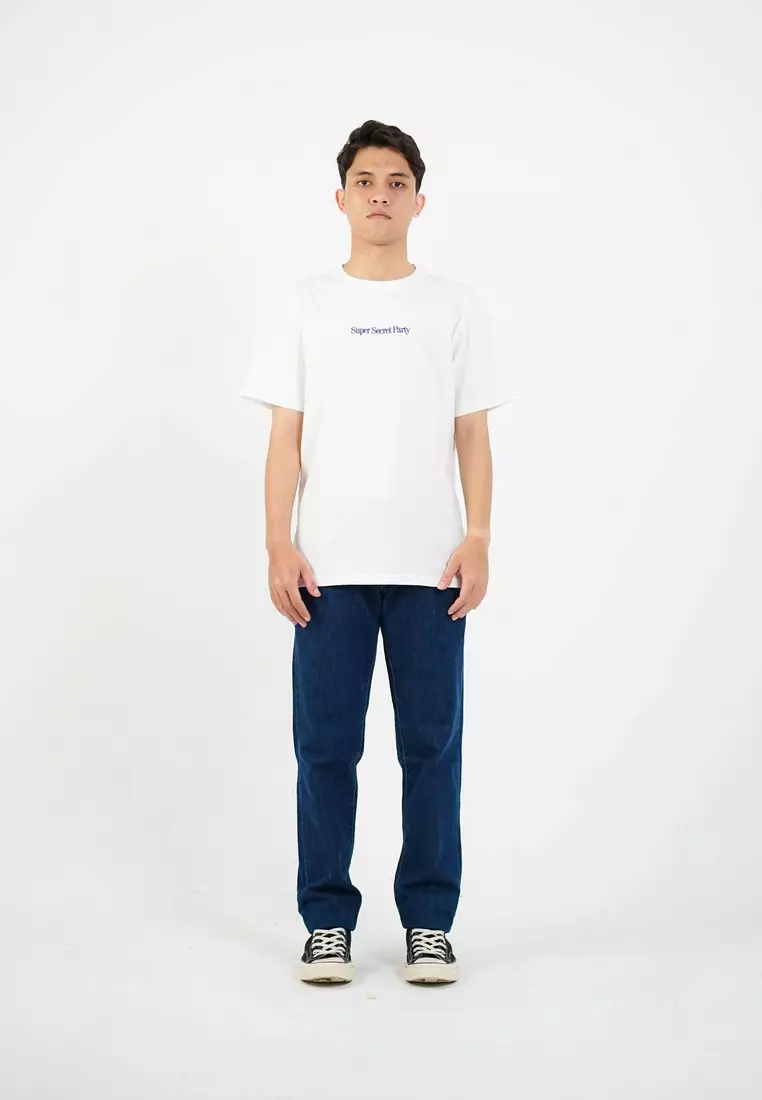 3Second Men's T-Shirt Short Sleeve Regular Fit Cotton Brad OL-C281224