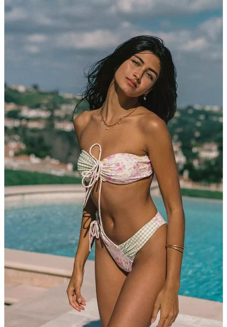 Alana Bandeau Bikini Top / Summer Picnic