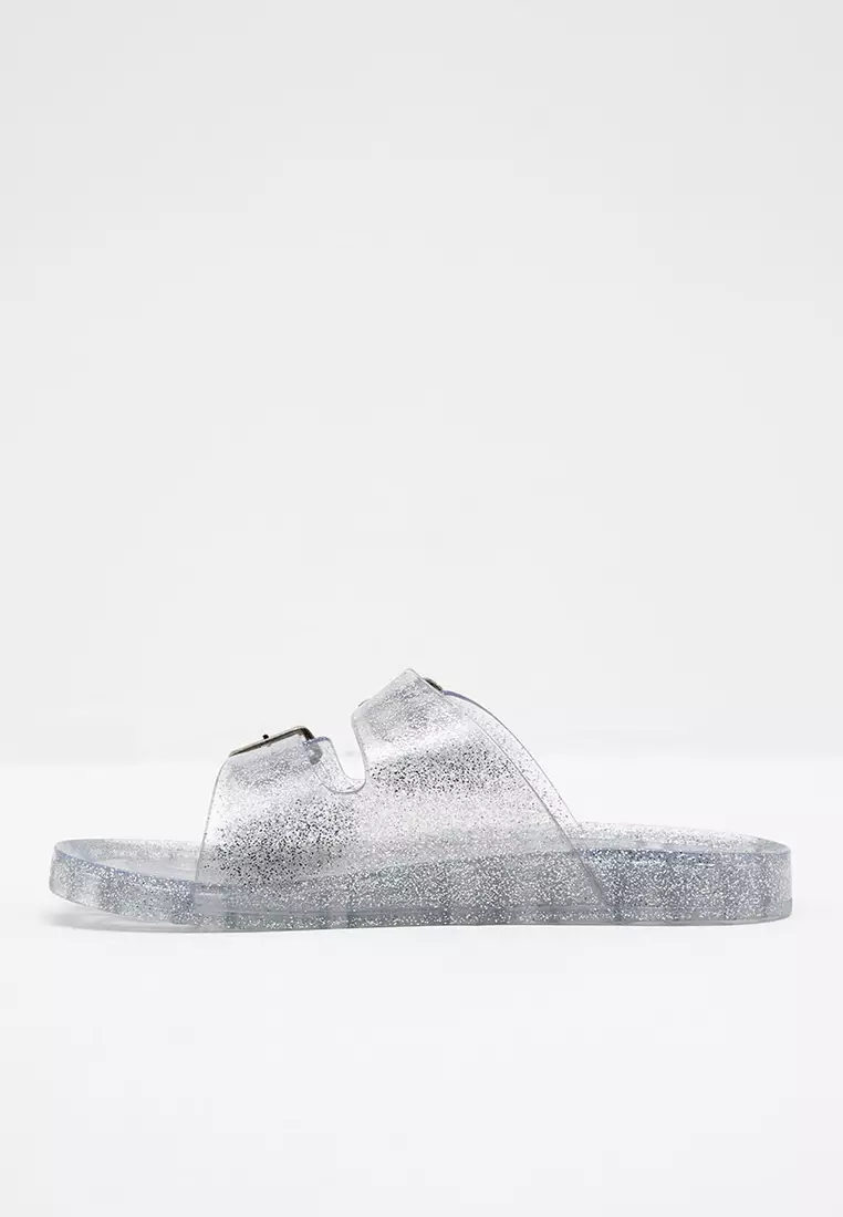 Sofia Melda Jelly Sandal Silver