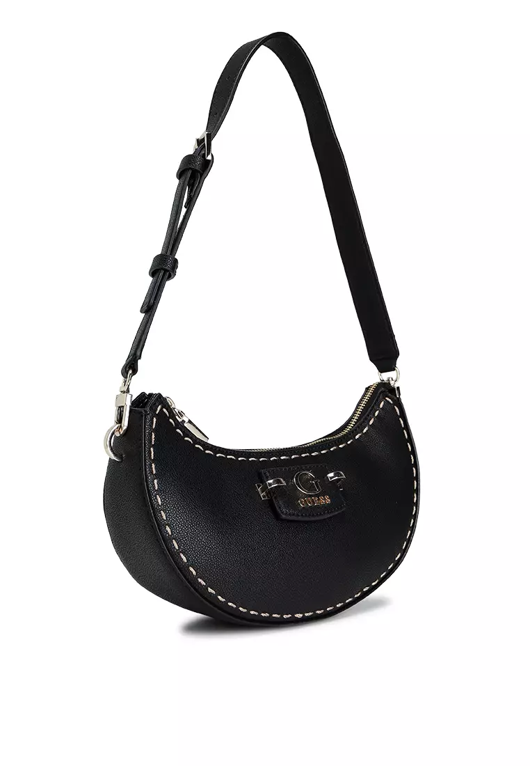 【国内発送】GUESS＊Nastra Top-Zip Shoulder Bag Nastra Top Zip Shoulder Bag – GUESS