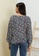 Noisy May navy Jenny Long Sleeves Floral Top 4A4C9AAB8EEE77GS_5